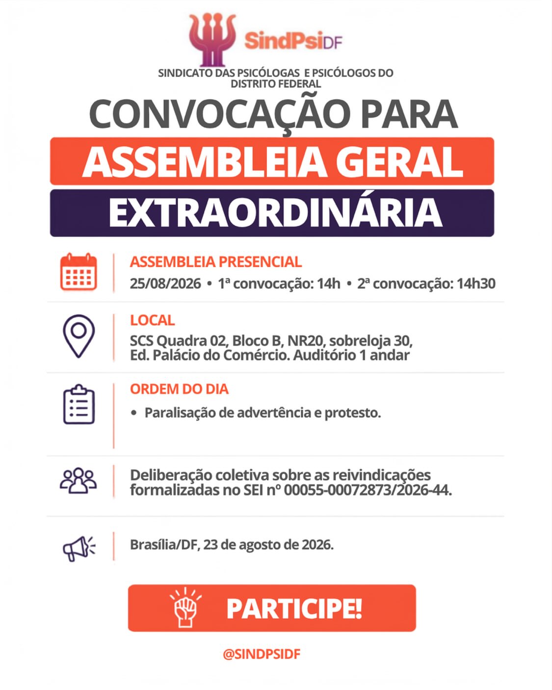 Seguimos na mobilização pela valorização da categoria